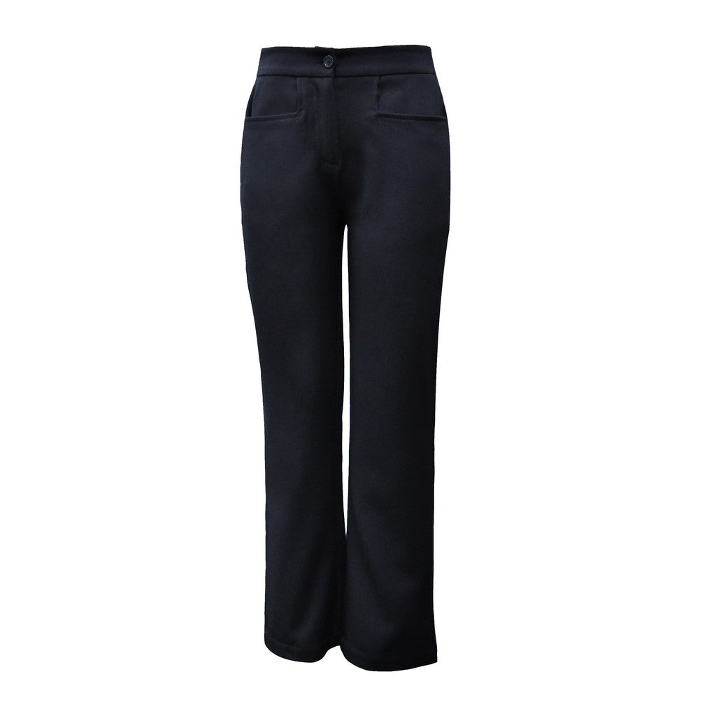 Toddler Black Pants|winter Warm Kids Pants - Unisex Cotton-poly Blend  Straight Leg Trousers