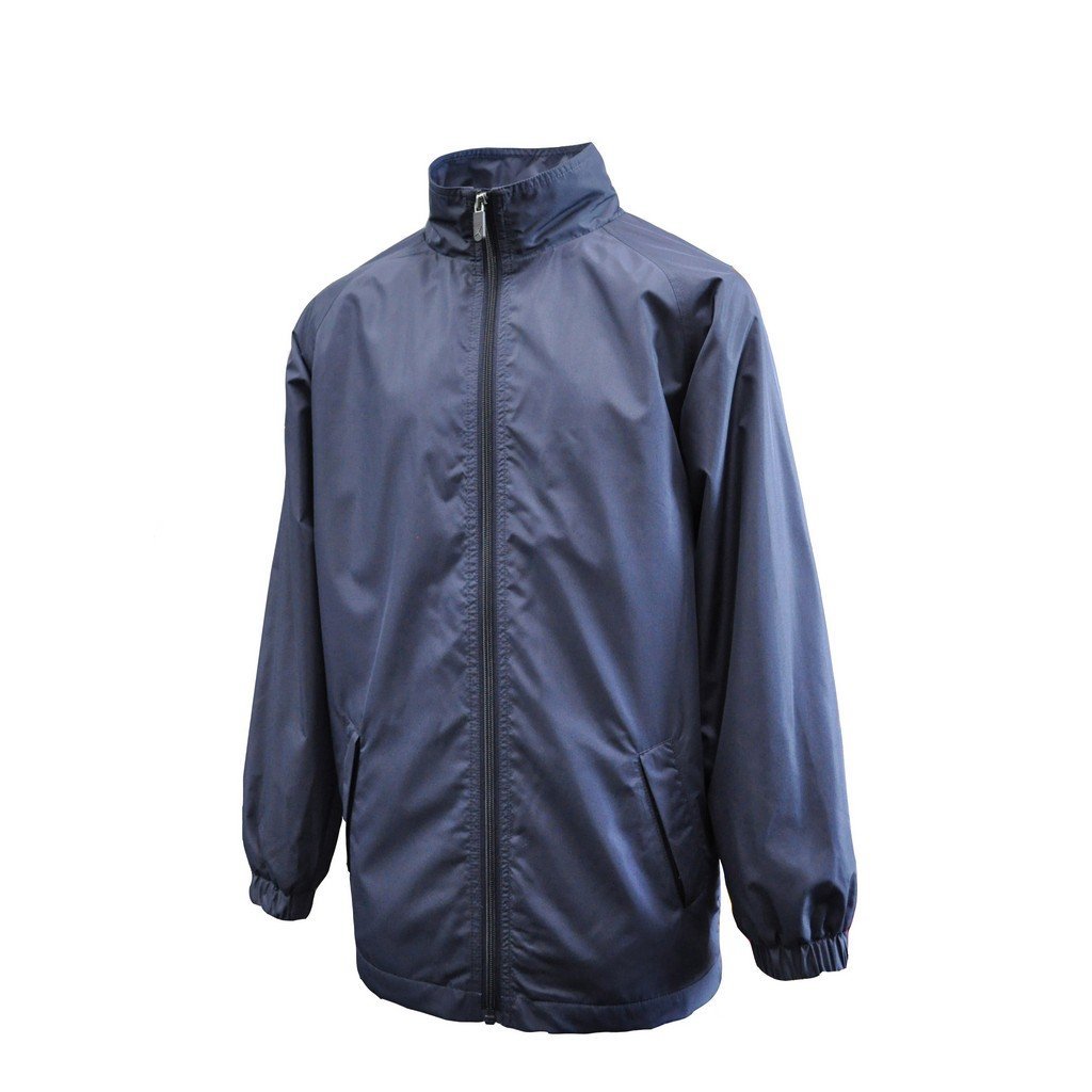 Mens fleece store lined rain jacket